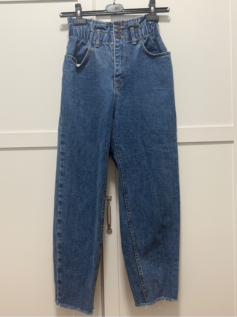 Oak + Fort High Rise Paperbag Jeans Size S